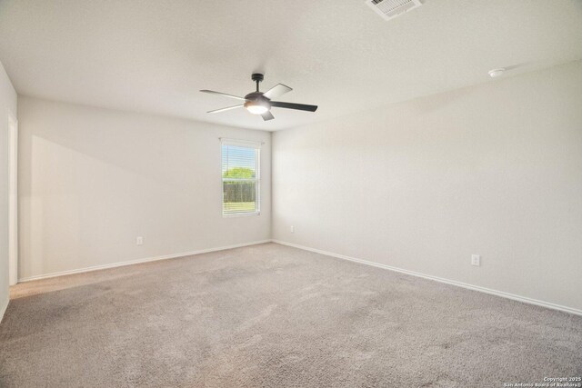 6407 Ignacio, San Antonio, TX 78220 - carpeted empty room featuring a ceiling fan and baseboards