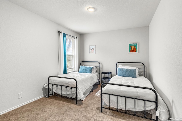 1006 Pacific Monarch, San Antonio, TX 78253 - carpeted bedroom featuring a textured ceiling and a textured wall