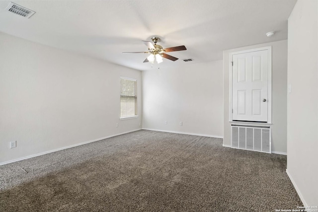 10107 Roseangel, Helotes, TX 78023 - spare room with carpet and a ceiling fan
