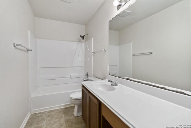 10107 Roseangel, Helotes, TX 78023 - bathroom featuring vanity, tub / shower combination, and tile patterned floors