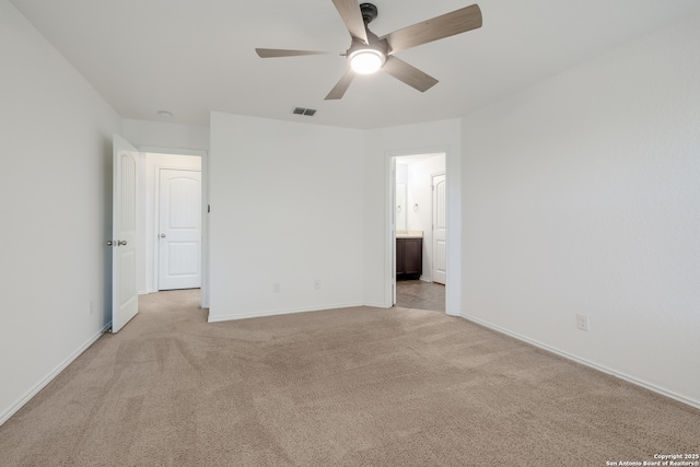 11750 Caraway, San Antonio, TX 78245 - unfurnished room with a ceiling fan and light colored carpet