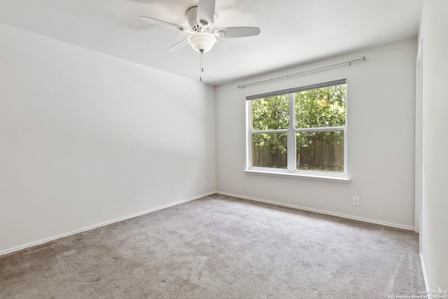 8611 Shaenfield, San Antonio, TX 78254 - carpeted empty room featuring ceiling fan and baseboards