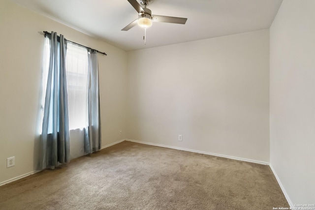 8611 Shaenfield, San Antonio, TX 78254 - carpeted empty room featuring ceiling fan and baseboards