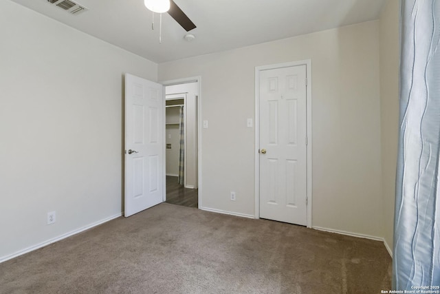 8611 Shaenfield, San Antonio, TX 78254 - unfurnished bedroom featuring carpet floors and ceiling fan