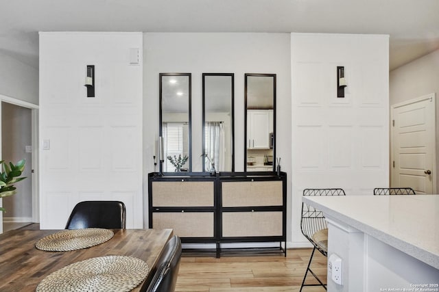 13019 Louberg, San Antonio, TX 78253 - dining space with light wood-style floors and baseboards