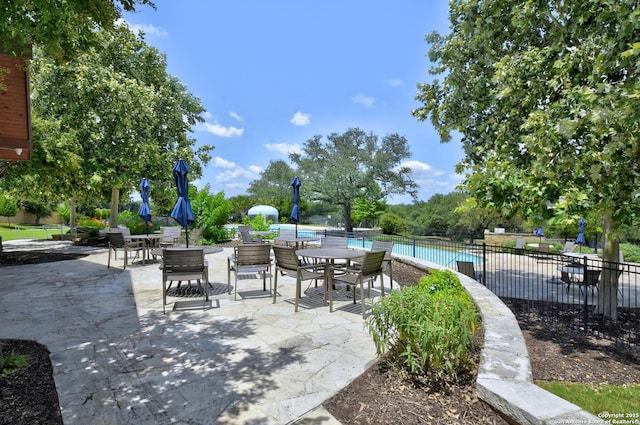 13019 Louberg, San Antonio, TX 78253 - view of patio / terrace with a community pool