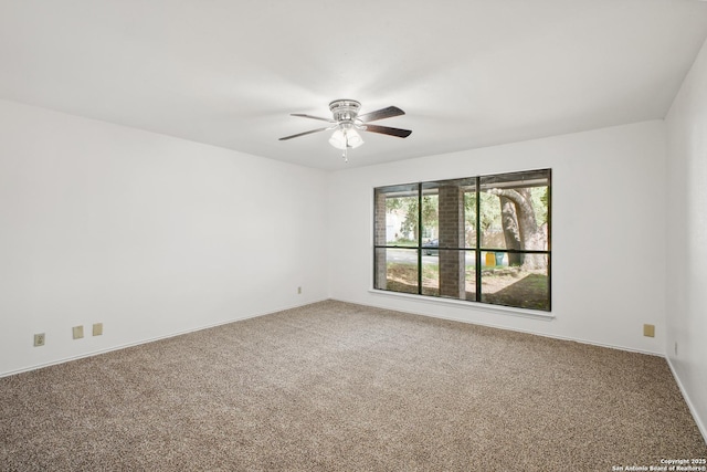 114 Crystal Cyn, Universal City, TX 78148 - carpeted empty room with a ceiling fan and baseboards