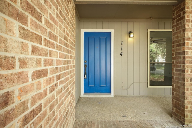114 Crystal Cyn, Universal City, TX 78148 - view of exterior entry with brick siding