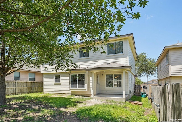 614 Granite Clf, San Antonio, TX 78251 - rear view of house with a fenced backyard and a patio