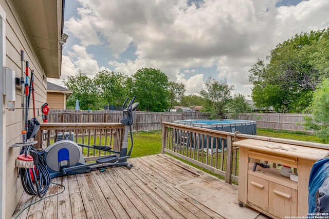 1038 Marquette, San Antonio, TX 78228 - deck featuring a fenced backyard