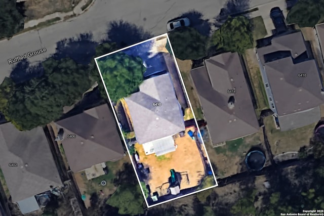 6410 Ruffled Grouse, San Antonio, TX 78233 - view of property location with property parcel outlined