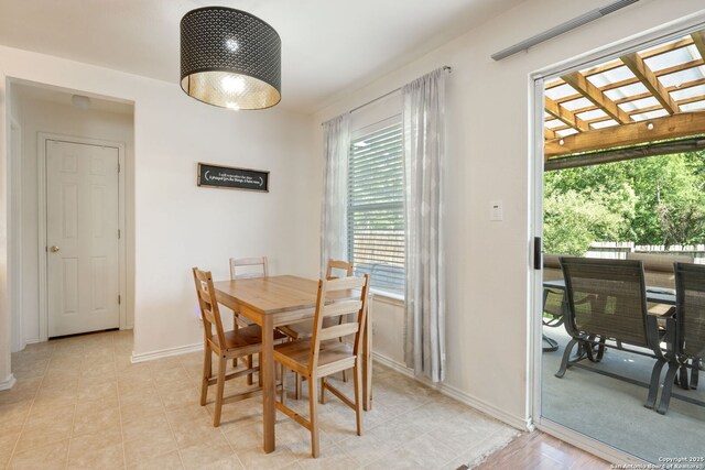 6410 Ruffled Grouse, San Antonio, TX 78233 - dining space with baseboards