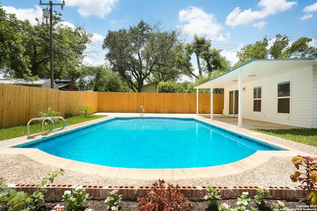 446 Savannah Dr, San Antonio, TX 78213 - view of swimming pool with a fenced backyard and a patio area