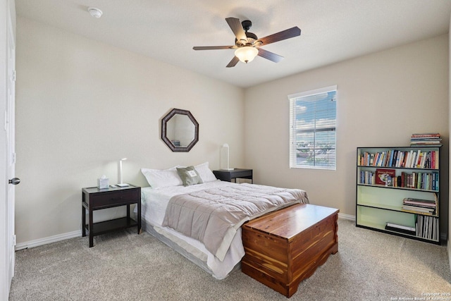 3403 Navajo Peace, San Antonio, TX 78261 - bedroom featuring light colored carpet and a ceiling fan