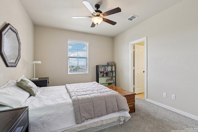 3403 Navajo Peace, San Antonio, TX 78261 - bedroom featuring carpet and a ceiling fan