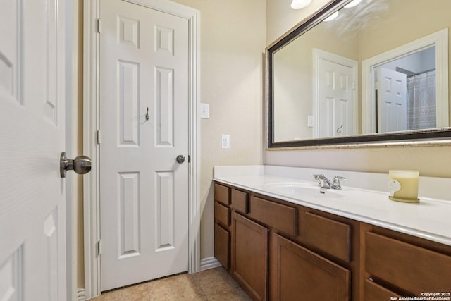 3403 Navajo Peace, San Antonio, TX 78261 - full bath featuring vanity and tile patterned flooring