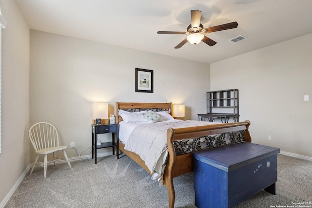 3403 Navajo Peace, San Antonio, TX 78261 - carpeted bedroom with baseboards and ceiling fan