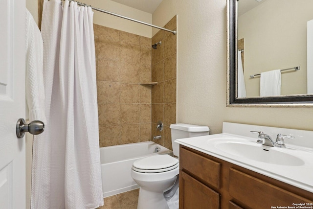 3403 Navajo Peace, San Antonio, TX 78261 - bathroom featuring vanity and shower / bath combination with curtain
