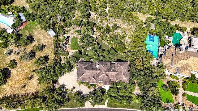 19727 La Sierra Blvd, San Antonio, TX 78256 - aerial view of property's location with a pool area