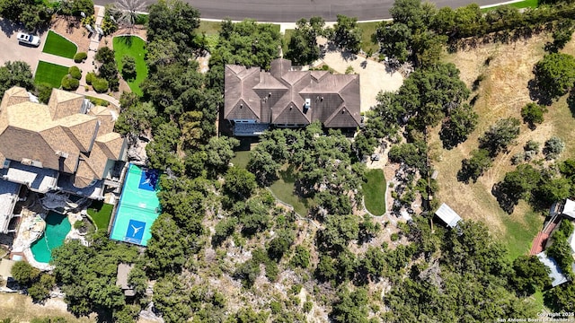 19727 La Sierra Blvd, San Antonio, TX 78256 - aerial view of a pool