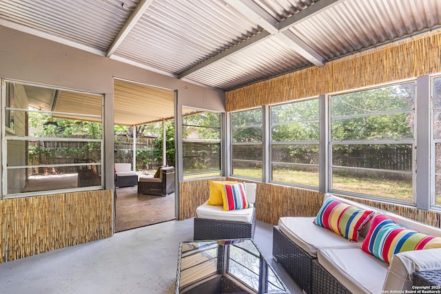 112 Meadow Way, Converse, TX 78109 - sunroom / solarium featuring an outdoor hangout area