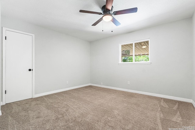 112 Meadow Way, Converse, TX 78109 - spare room with carpet floors and a ceiling fan