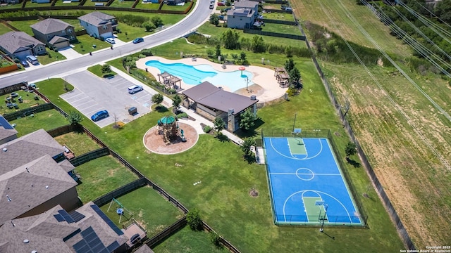 5722 Tanquil Cv, Converse, TX 78109 - aerial overview of property's location with a pool