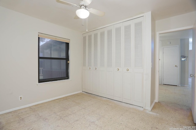 118 Meadow Park, San Antonio, TX 78227 - unfurnished bedroom featuring a closet and baseboards