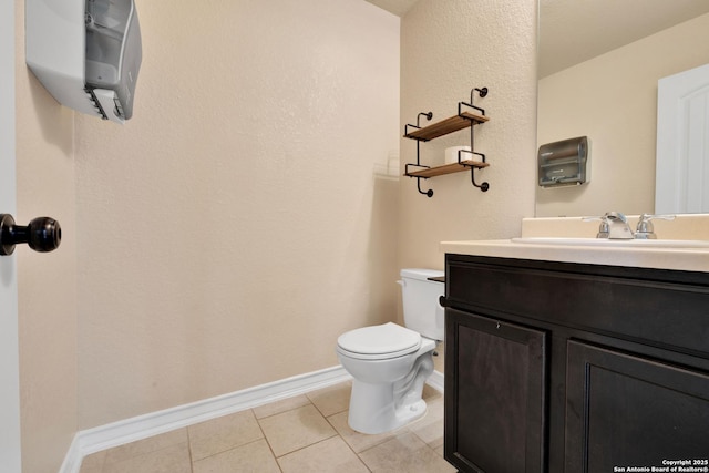15442 Cooks Petrel, San Antonio, TX 78253 - half bathroom with tile patterned floors and vanity