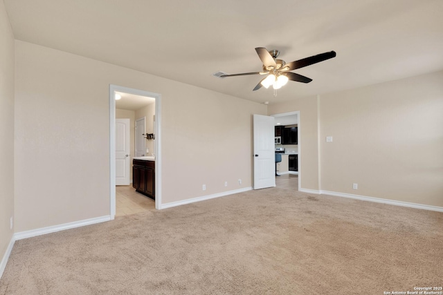 15442 Cooks Petrel, San Antonio, TX 78253 - unfurnished room with light carpet and ceiling fan