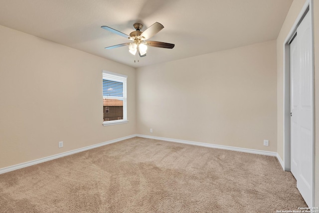 15442 Cooks Petrel, San Antonio, TX 78253 - carpeted spare room featuring ceiling fan and baseboards