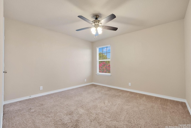 15442 Cooks Petrel, San Antonio, TX 78253 - unfurnished room with carpet floors and a ceiling fan
