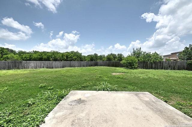 245 Gatewood, Cibolo, TX 78108 - fenced backyard with a patio area