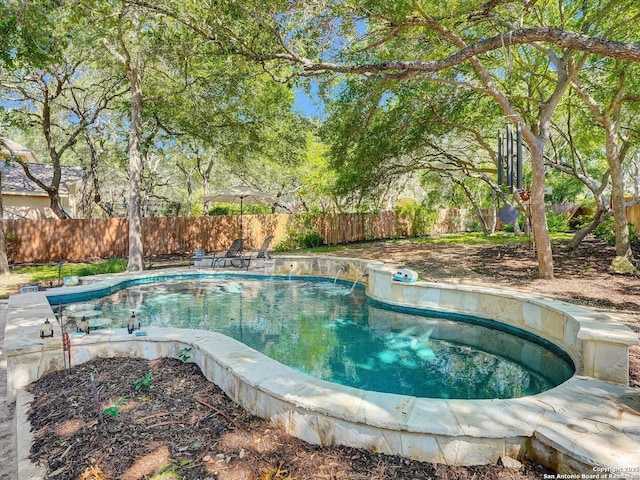 7 Greens Whisper, San Antonio, TX 78216 - view of pool featuring a fenced backyard