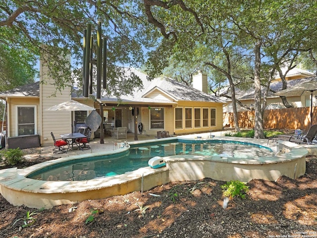 7 Greens Whisper, San Antonio, TX 78216 - swimming pool with a patio area