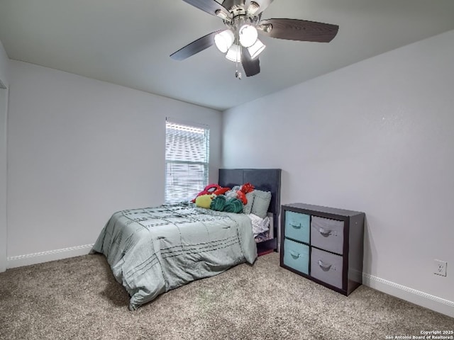 7566 Copper Cv, Converse, TX 78109 - bedroom featuring carpet and a ceiling fan