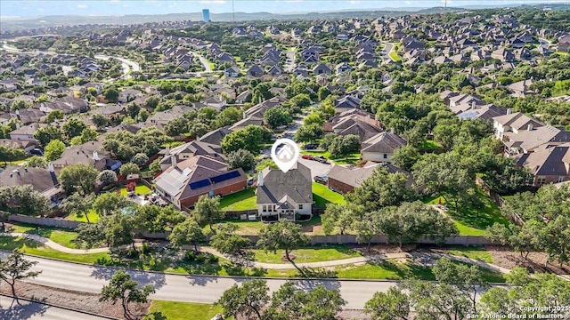 25702 Coleus, San Antonio, TX 78261 - aerial view of property's location with nearby suburban area