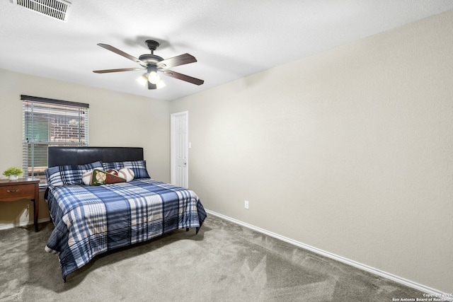 20630 Creek Riv, San Antonio, TX 78259 - carpeted bedroom with baseboards and ceiling fan