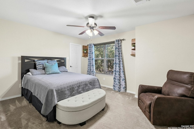 20630 Creek Riv, San Antonio, TX 78259 - bedroom featuring carpet floors and ceiling fan