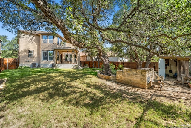 20630 Creek Riv, San Antonio, TX 78259 - view of fenced backyard