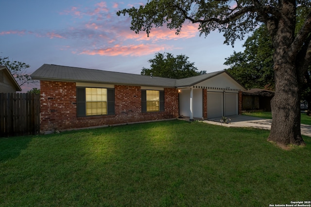 3719 Pipers Rdg, San Antonio, TX 78251 - single story home with brick siding, a garage, and driveway