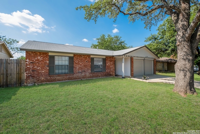 3719 Pipers Rdg, San Antonio, TX 78251 - single story home with driveway, a garage, and brick siding