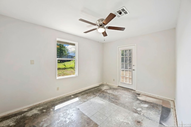 162 Morning Vly, San Antonio, TX 78227 - unfurnished room with baseboards and ceiling fan