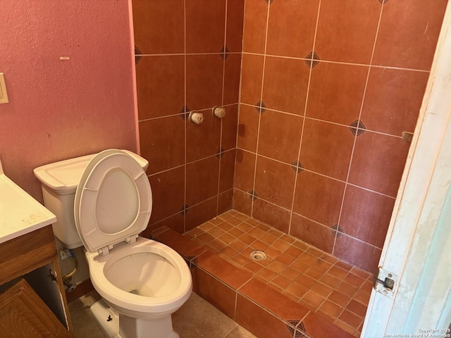 394 Dorie, San Antonio, TX 78220 - full bath featuring a stall shower, vanity, and a textured wall