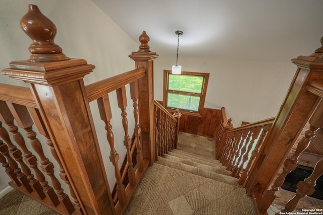 14519 Parksite Woods, San Antonio, TX 78249 - stairway featuring carpet
