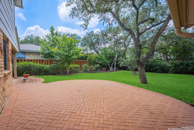 14519 Parksite Woods, San Antonio, TX 78249 - fenced backyard with a patio