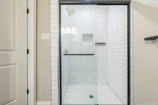 619 Olney Dr, San Antonio, TX 78209 - bathroom with a stall shower