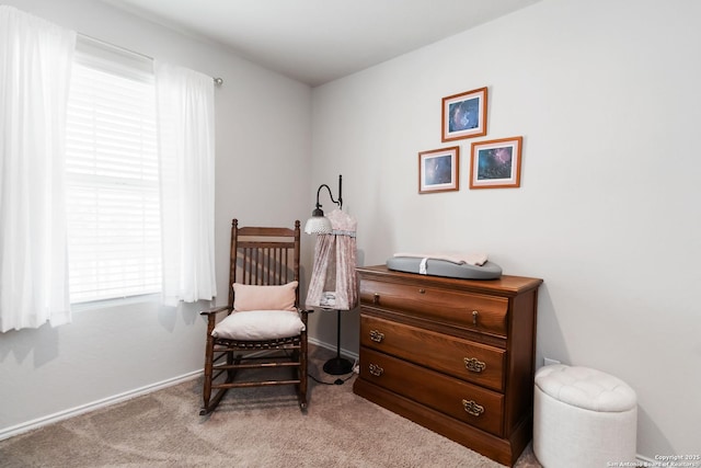 5331 Fair Moon, Bulverde, TX 78163 - sitting room featuring carpet and baseboards