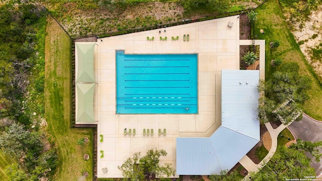 5331 Fair Moon, Bulverde, TX 78163 - view from above of property