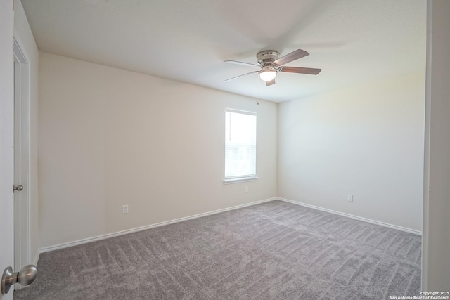 27422 Bighorn Sheep, Boerne, TX 78015 - carpeted spare room featuring a ceiling fan and baseboards